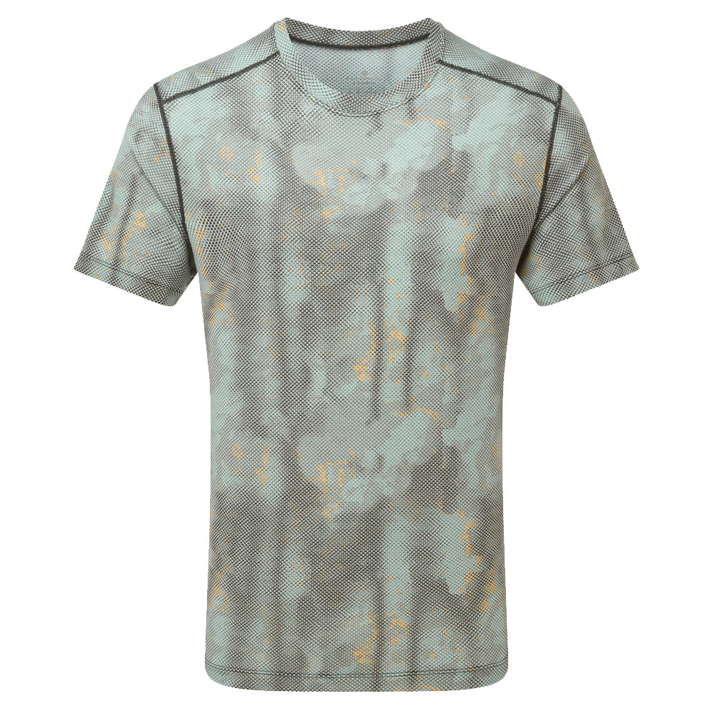Ronhill Tech Golden Hour Short Sleeve Men's Running Tee - Monolith Lost Trails