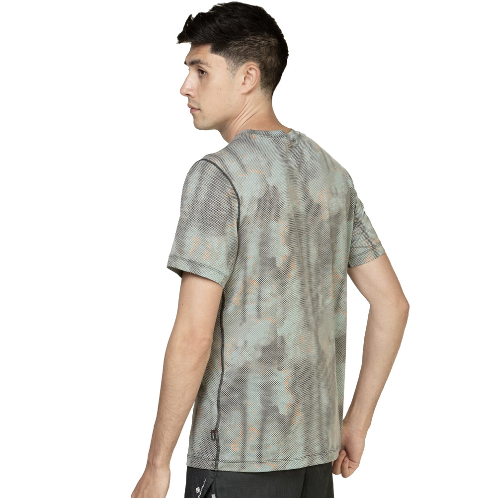 Ronhill Tech Golden Hour Short Sleeve Men's Running Tee - Monolith Lost Trails