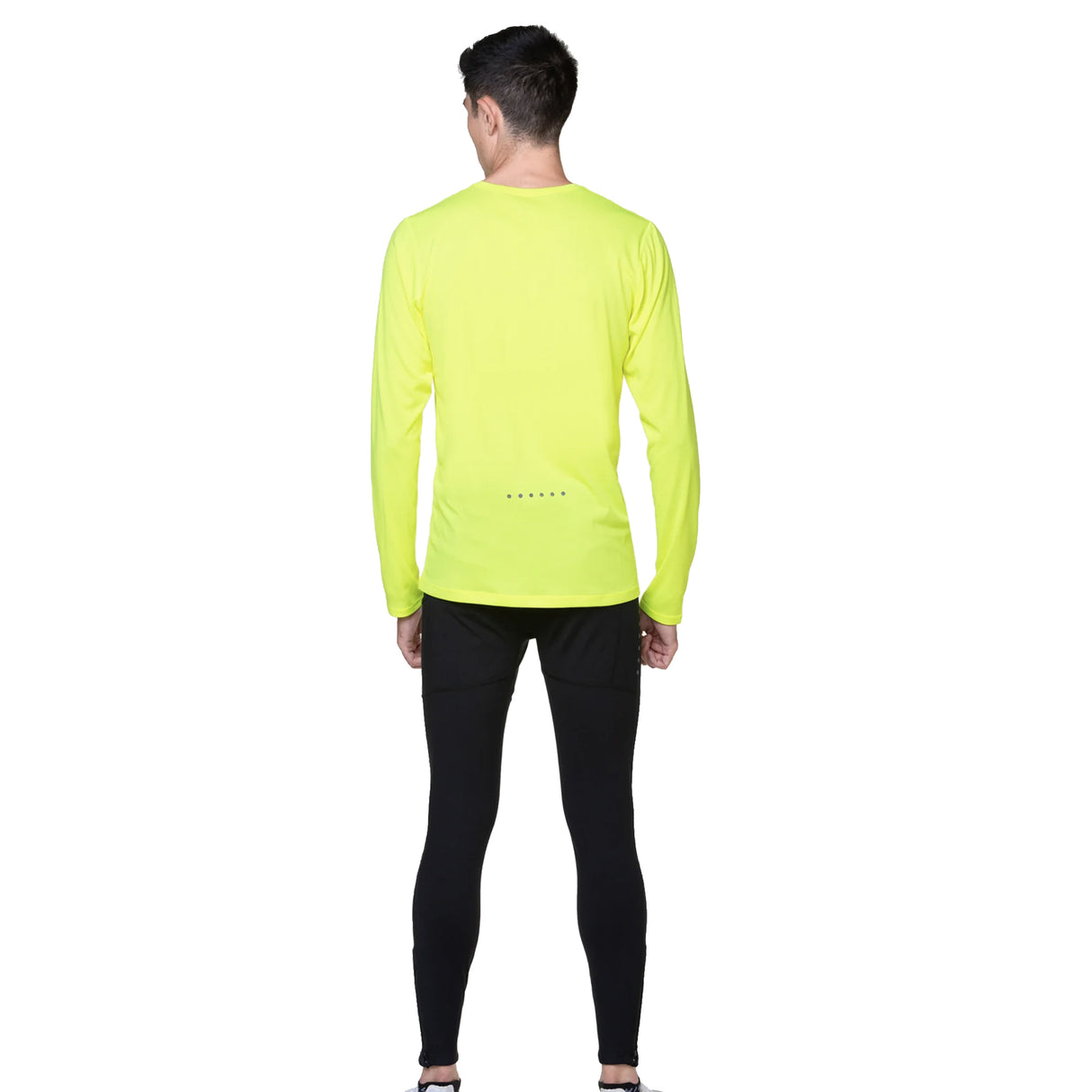 Ronhill Core Long Sleeve Men's Running Tee - Fluo Yellow/Black