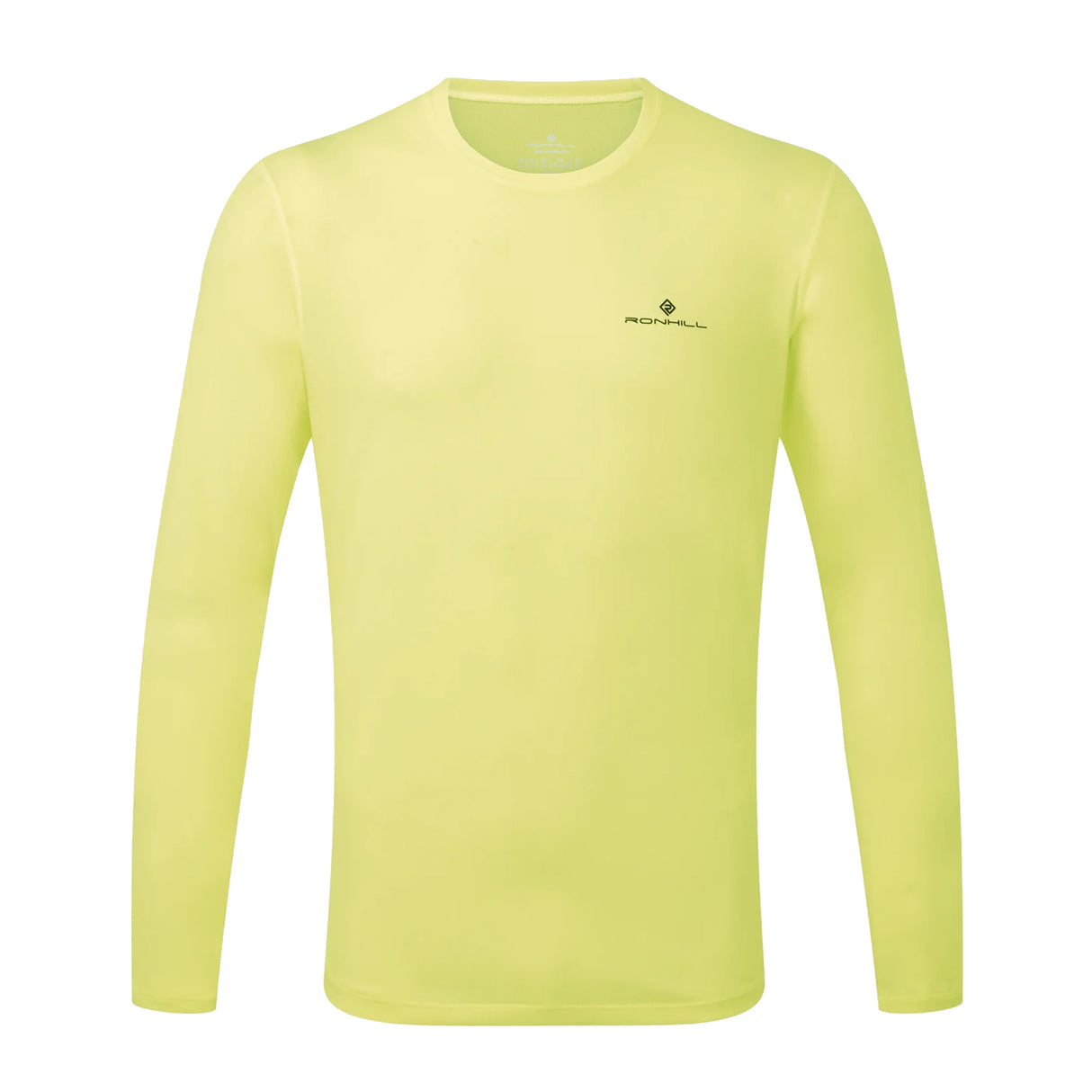 Ronhill Core Long Sleeve Men's Running Tee - Fluo Yellow/Black