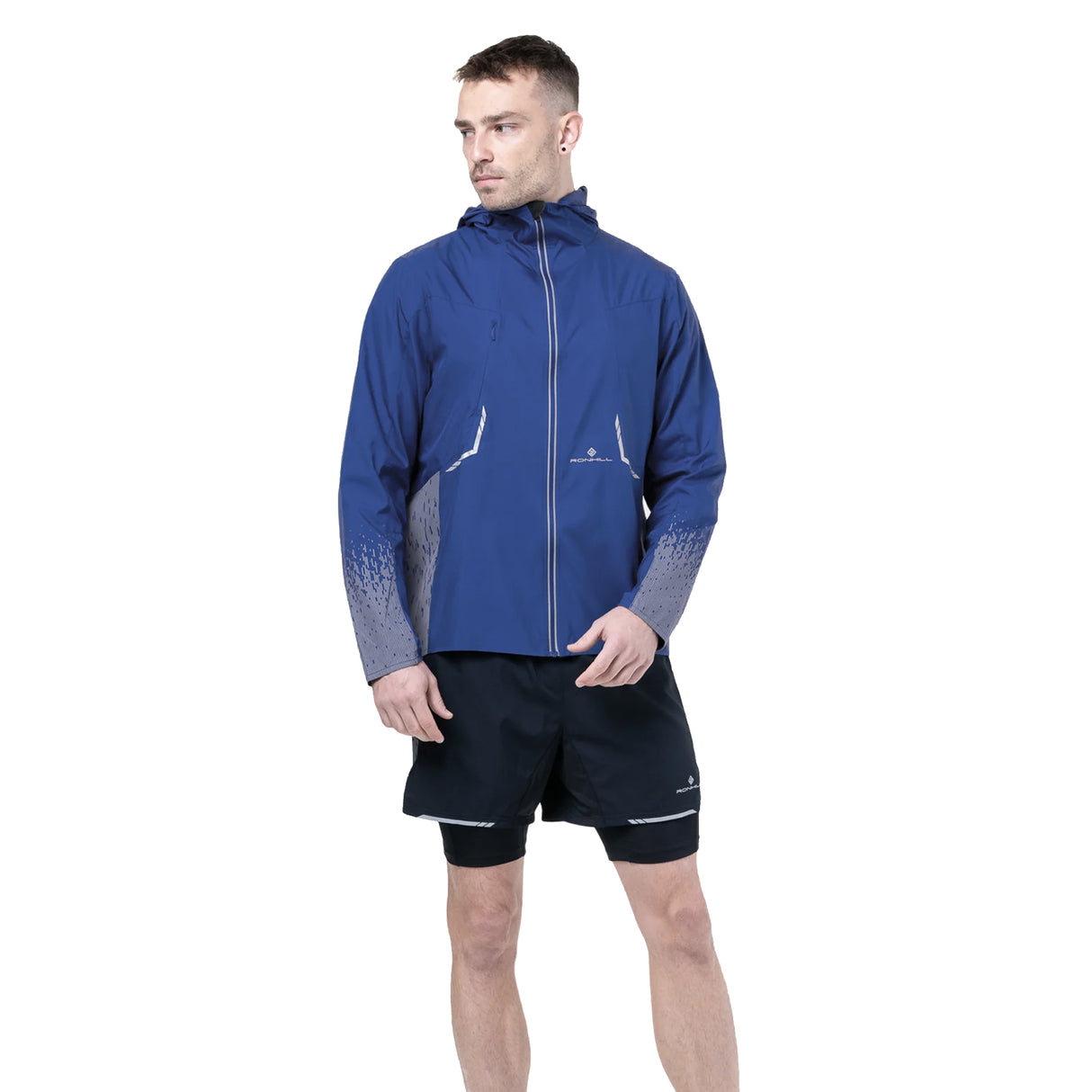 Ronhill Tech Reflect Men's Running Jacket - Ocean/Reflect