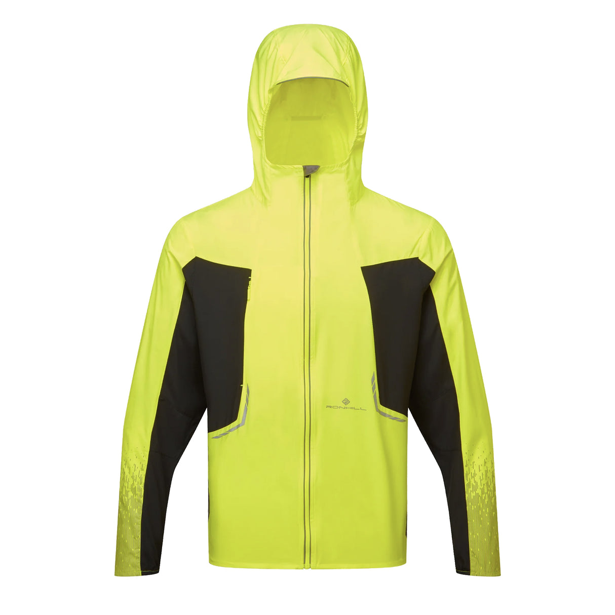 Ronhill Tech Reflect Men's Running Jacket - Fluo Yellow/Black