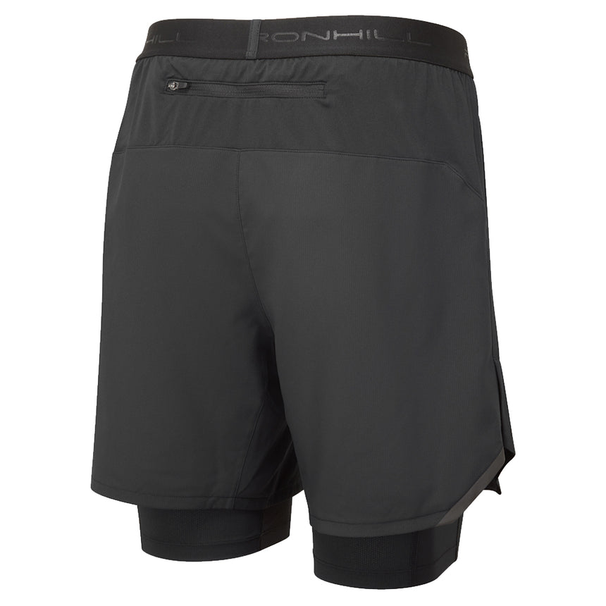 Ronhill Tech Twin 7inch Men's Running Short - All Black