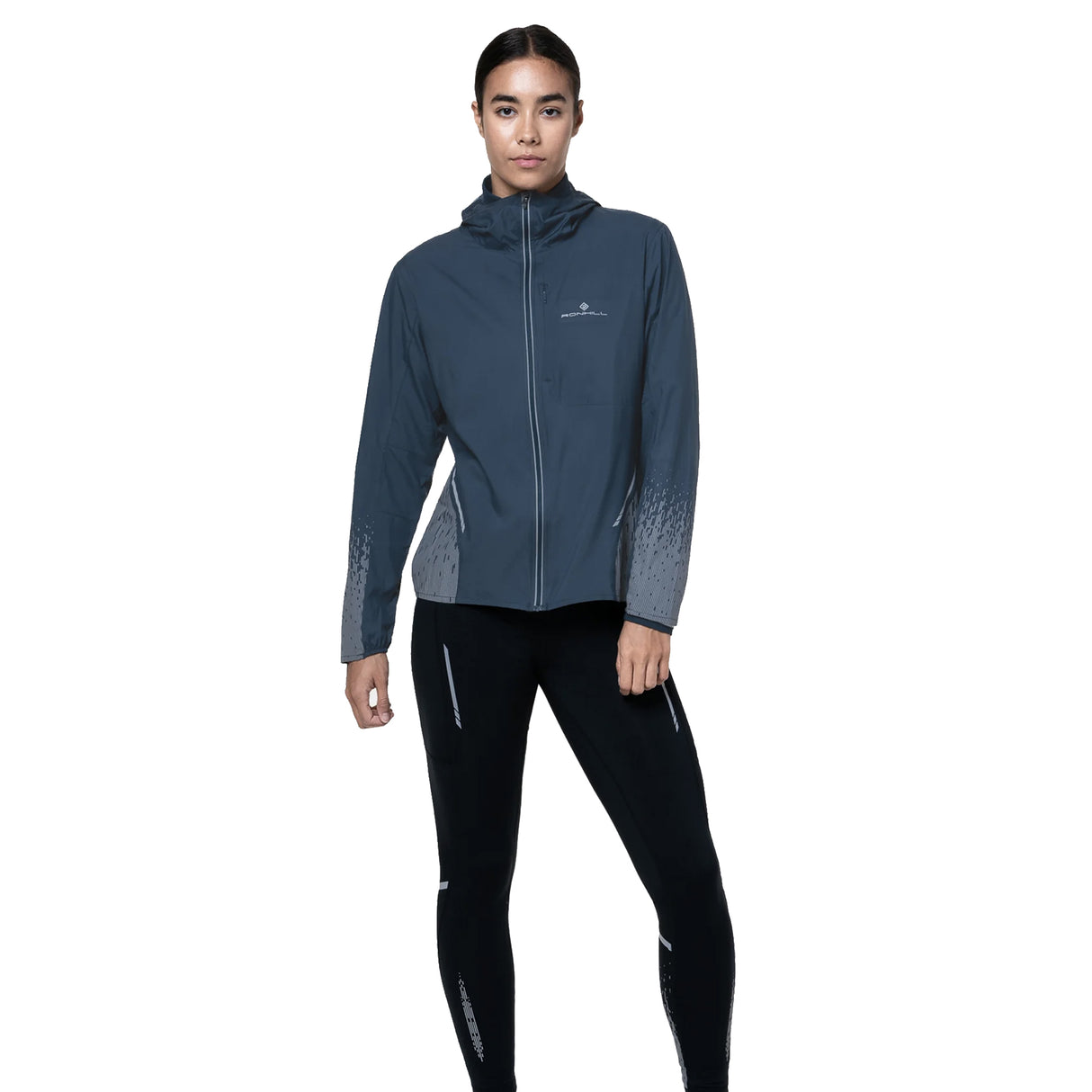 Ronhill Tech Reflect Women's Running Jacket - Dark Navy/Reflect