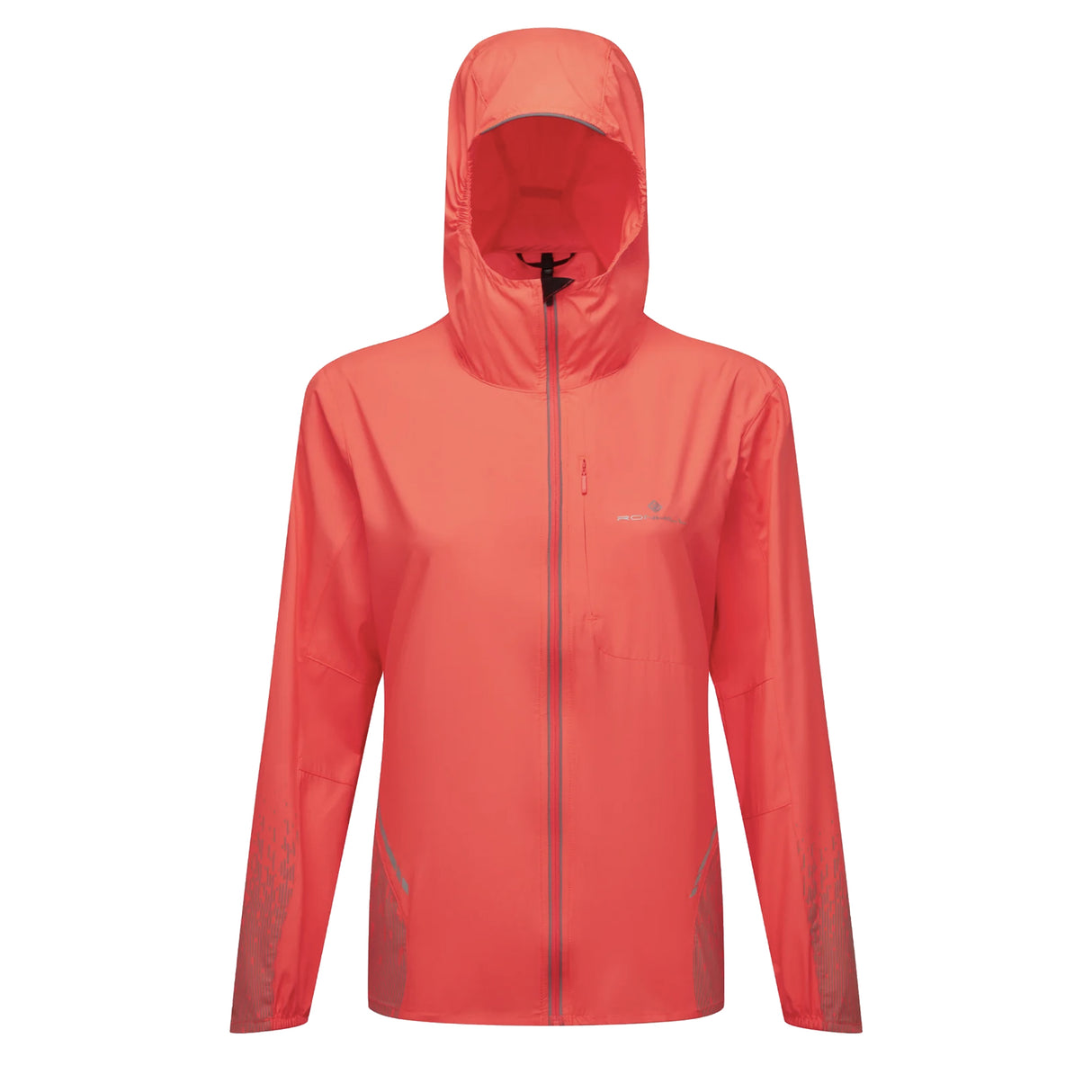 Ronhill Tech Reflect Women's Running Jacket - Hot Coral/Reflect