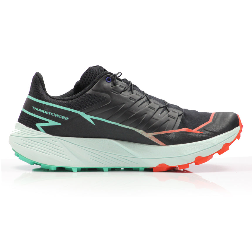Salomon Thundercross Men's Trail Shoe - Black/Cherry Tomato/Electric Green