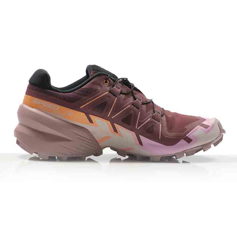 Salomon Speedcross 6 Women's Trail Shoe - Catawba Grape/Papaya/Deauville Mauve
