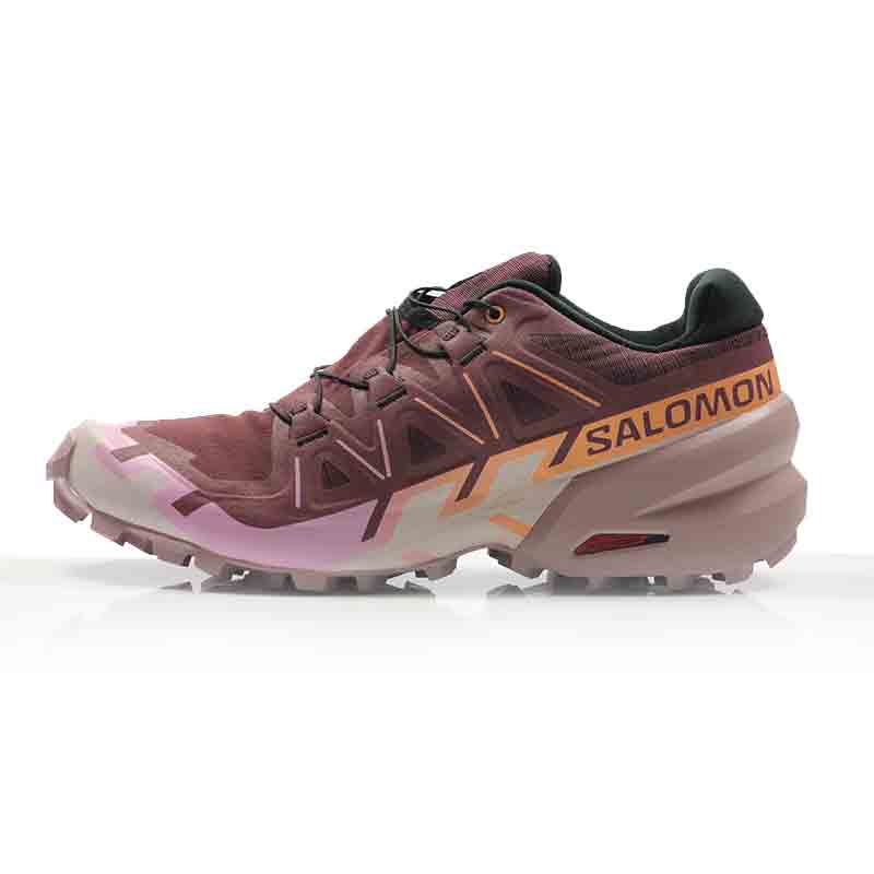 Salomon Speedcross 6 Women's Trail Shoe - Catawba Grape/Papaya/Deauville Mauve