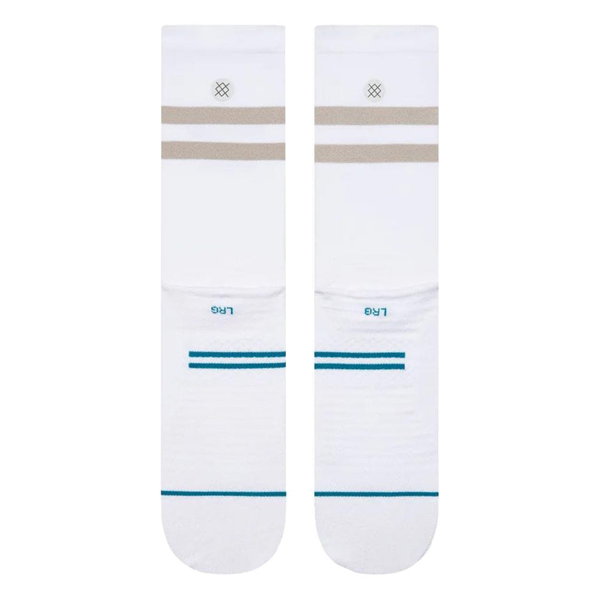 Stance Franchise Ultralight Unisex Crew Running Sock - White