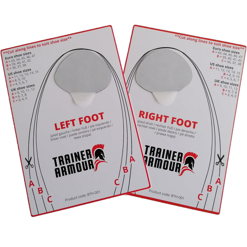 Trainer Armour Big Toe Hole Preventer - White