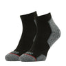 1000 Mile Repreve Single Layer Men's Running Sock Twin Pack - Black