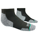 1000 Mile Repreve Single Layer Men's Running Sock Twin Pack - Black