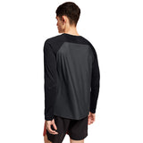 On Running Performance Long Sleeve Men's Running Tee - Black/Eclipse
