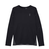 On Running Performance Long Sleeve Men's Running Tee - Black/Eclipse
