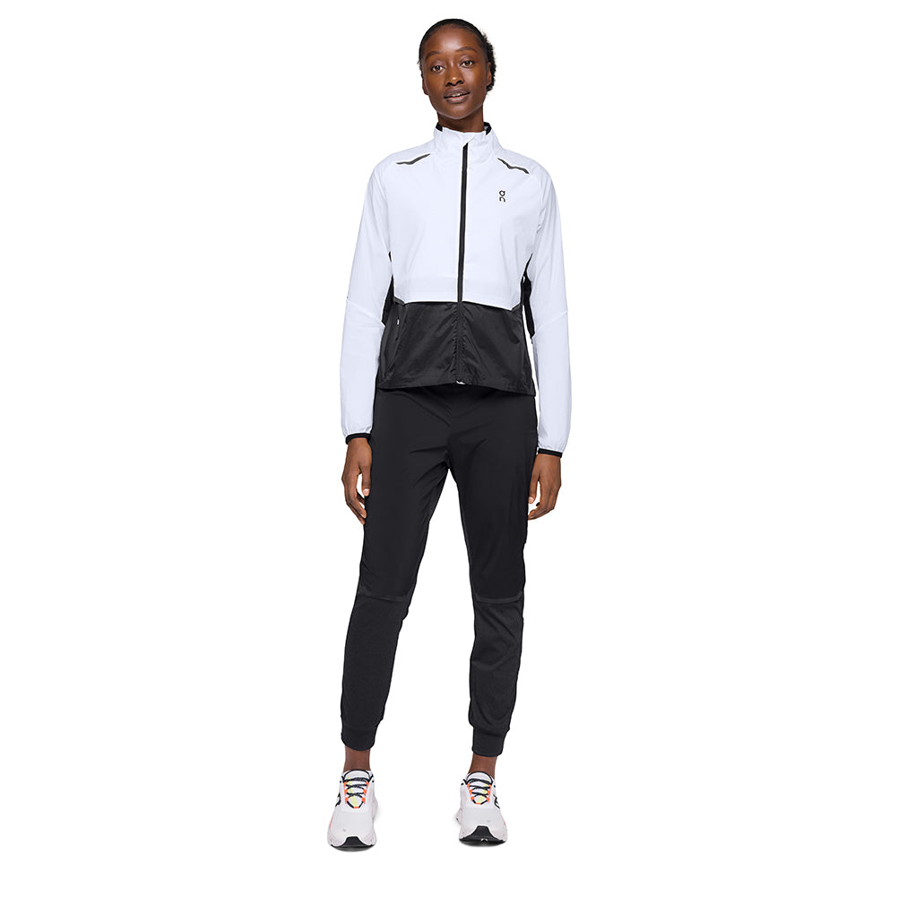 On Running Weather Women's Running Jacket - White/Black