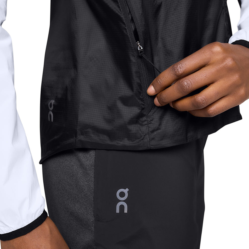 On Running Weather Women's Running Jacket - White/Black