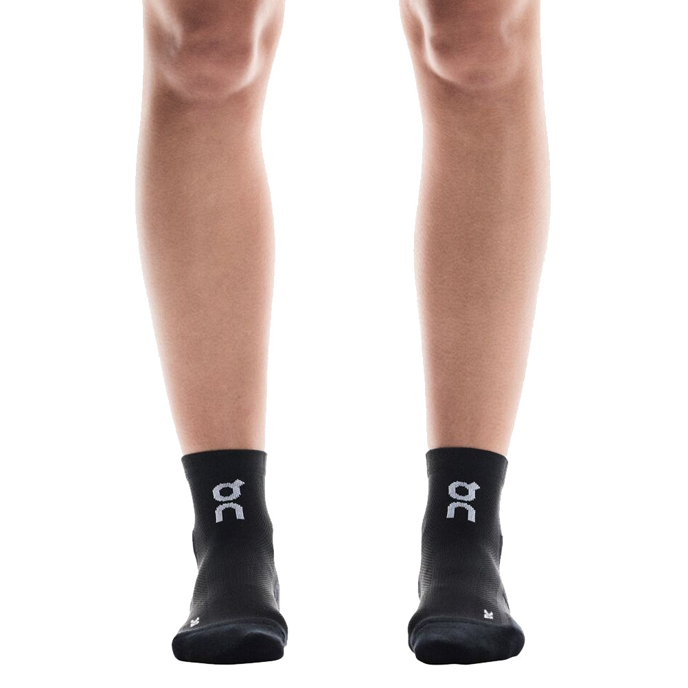 On Running Core Run 2 Pack Mid Running Sock - Black