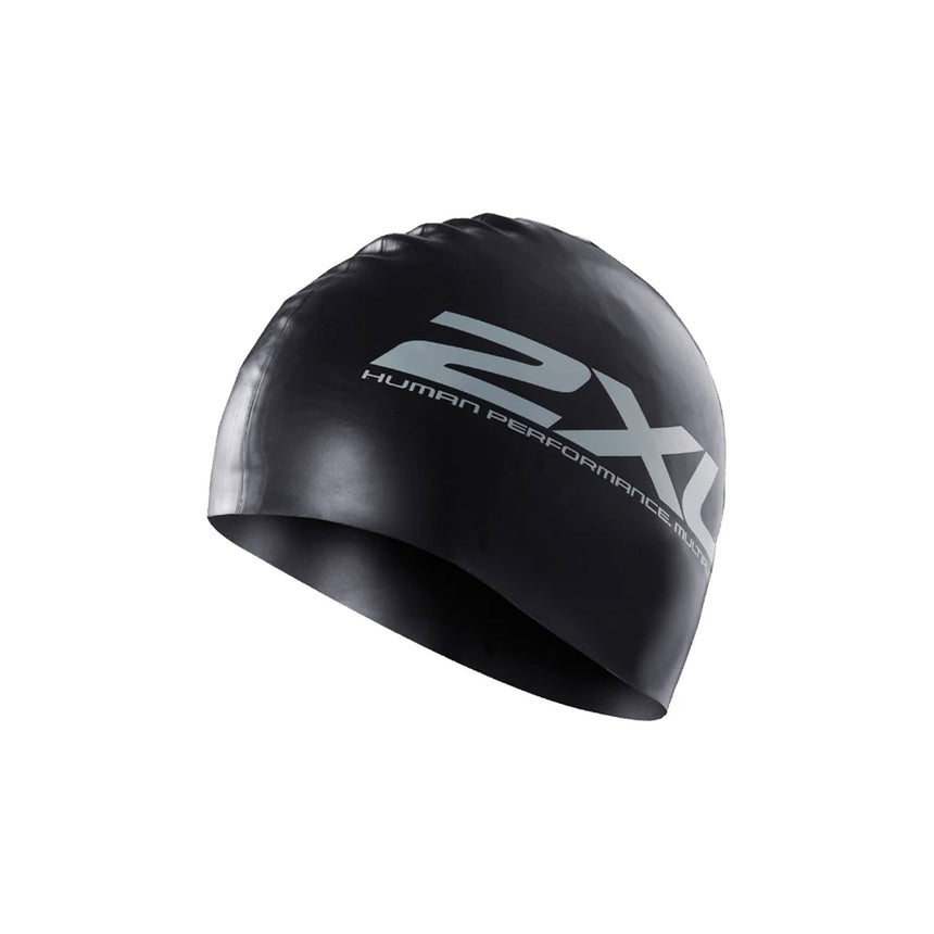 2XU Silicone Swim Cap - Black