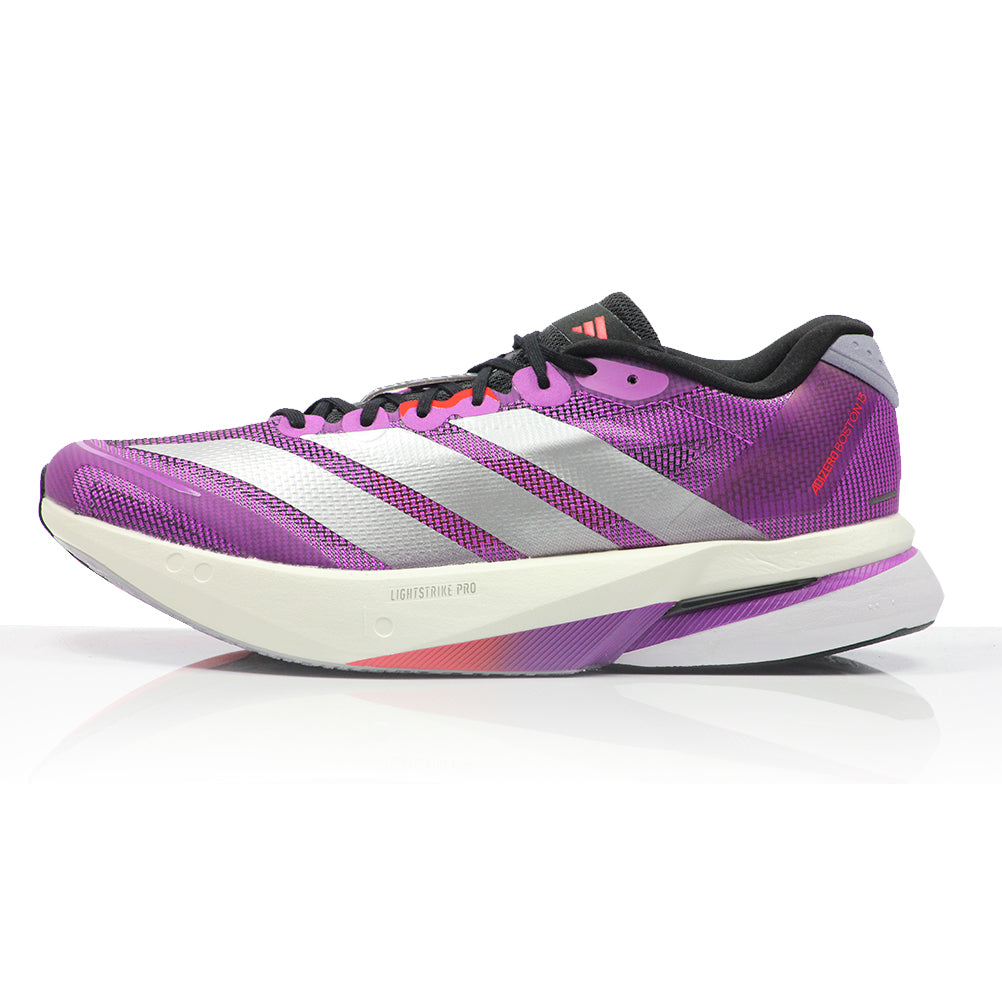 adidas Adizero Boston 13 Men's Running Shoe - Purple Burst/Silver Met/Lucid Red