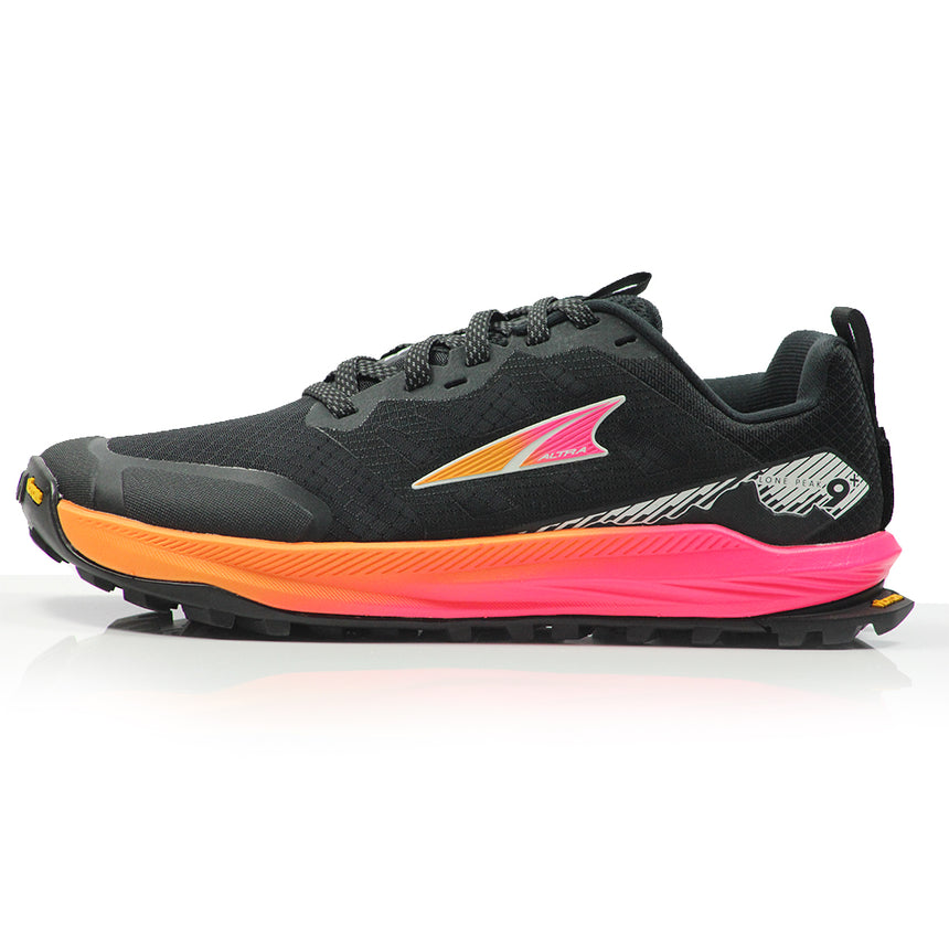 Altra Lone Peak 9+ Women's Trail Shoe - Black/Knockout Pink/White