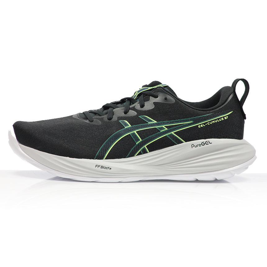 Asics Gel Cumulus 27 Men's Running Shoe - Black/Lucid Yellow