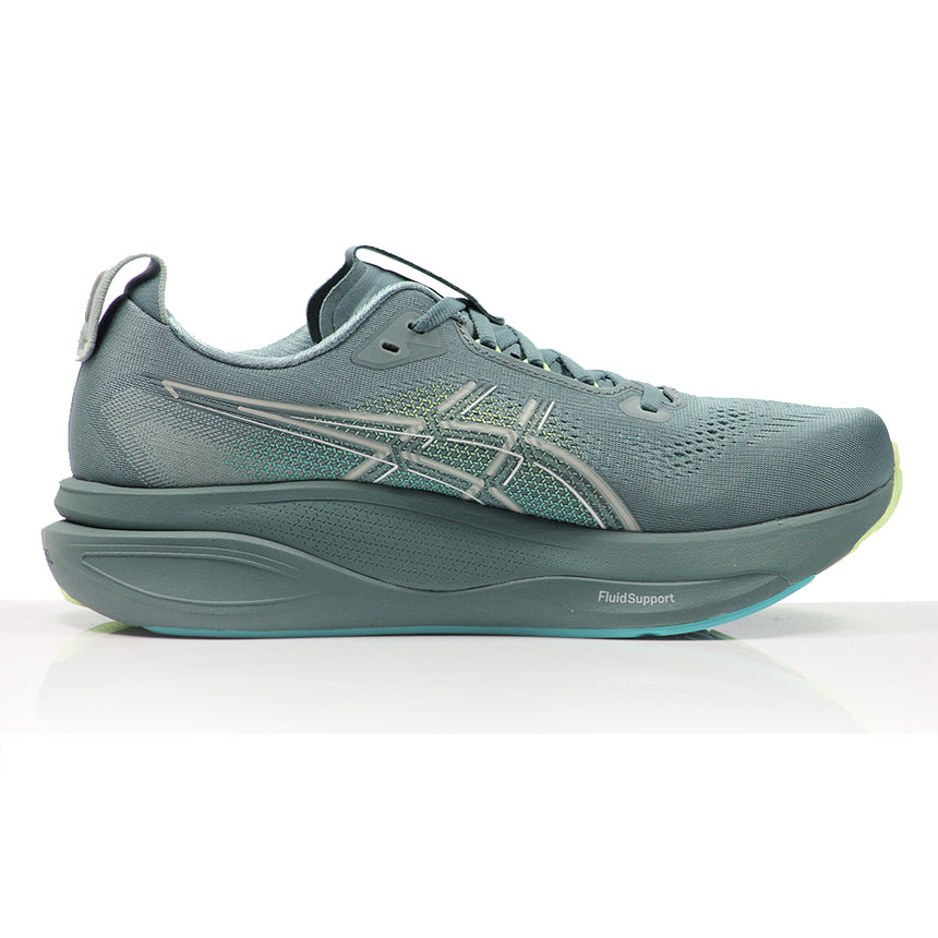 Asics Gel Kayano 33 Men's Running Shoe - Foggy Teal/Illuminate Yellow