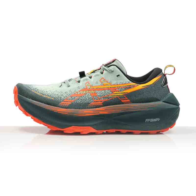 Asics Trabaco Max 4 Men's Trail Shoe - Cold Moss/Nova Orange