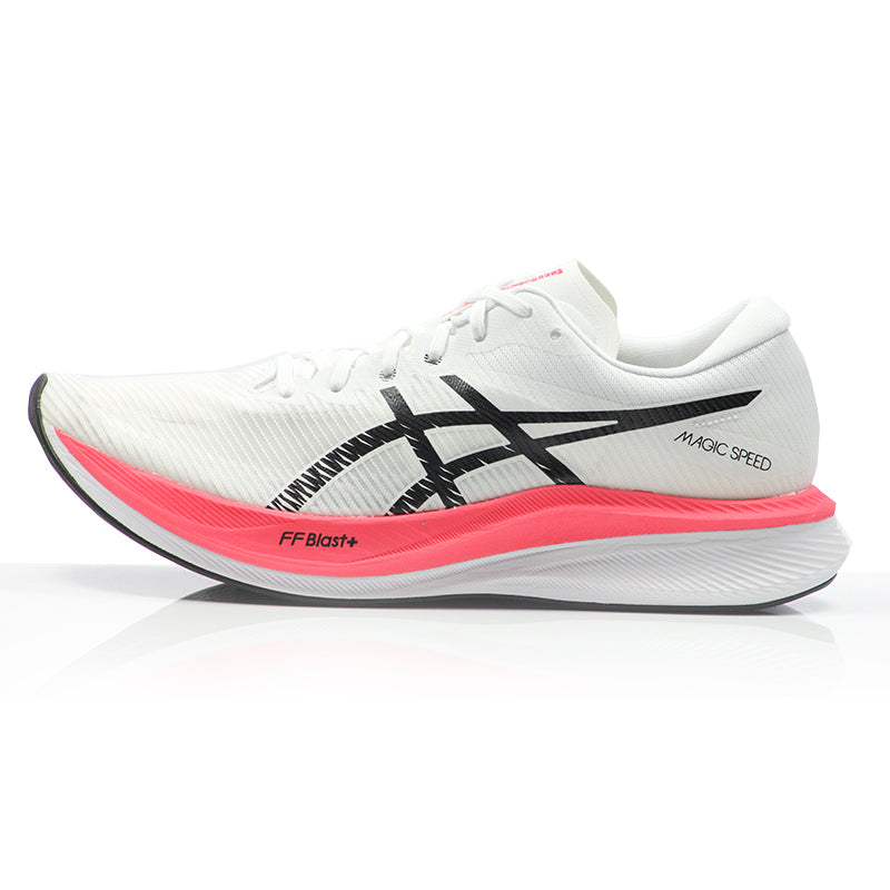 Asics Magic Speed 3 Women's Running Shoe - White/Black