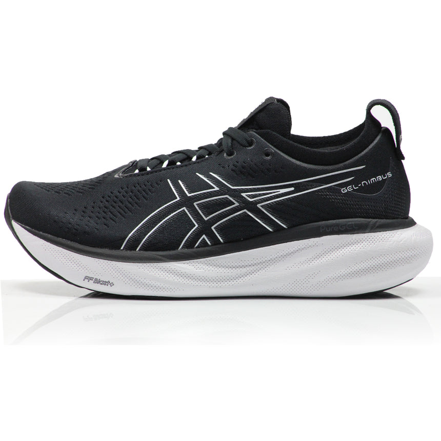 Asics Gel Nimbus 25 Women's Running Shoe - Black/Pure Silver