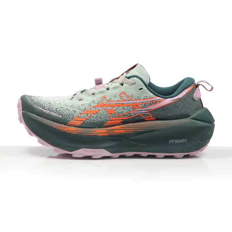 Asics Trabaco Max 4 Women's Trail Shoe - Cold Moss/Nova Orange