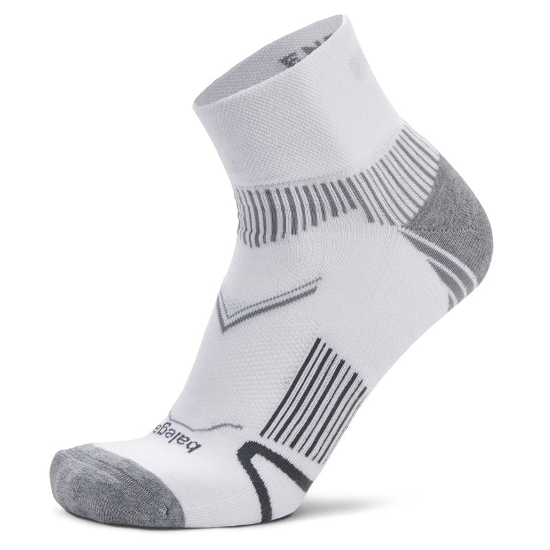 Balega Enduro Quarter Running Sock - White/Grey