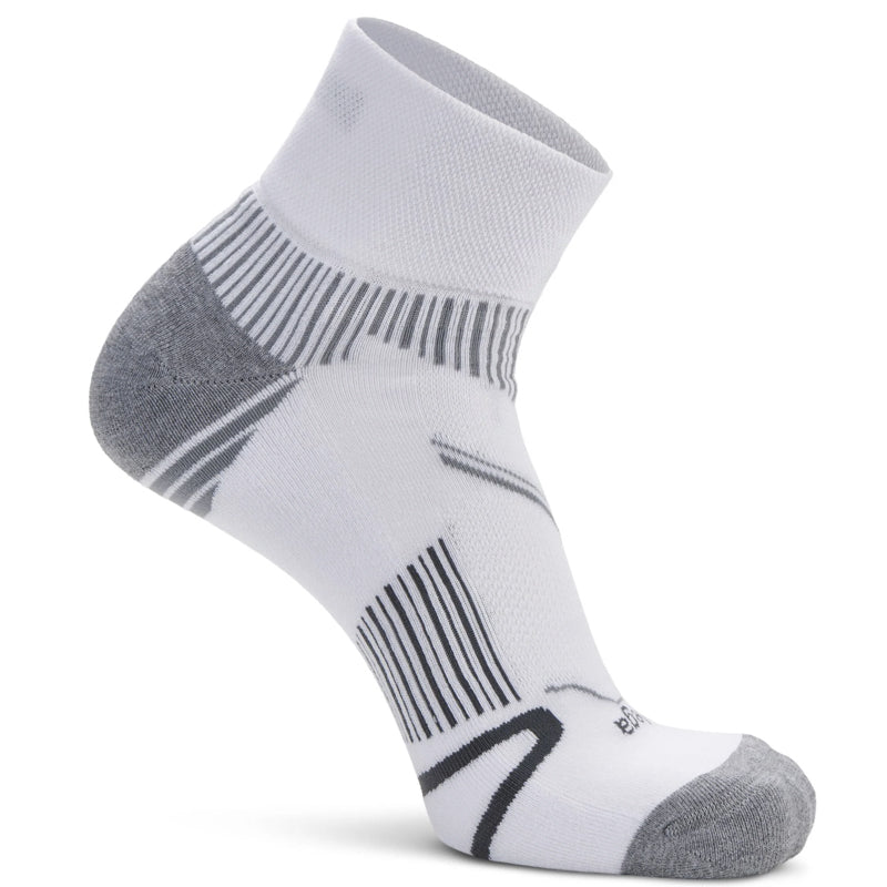 Balega Enduro Quarter Running Sock - White/Grey