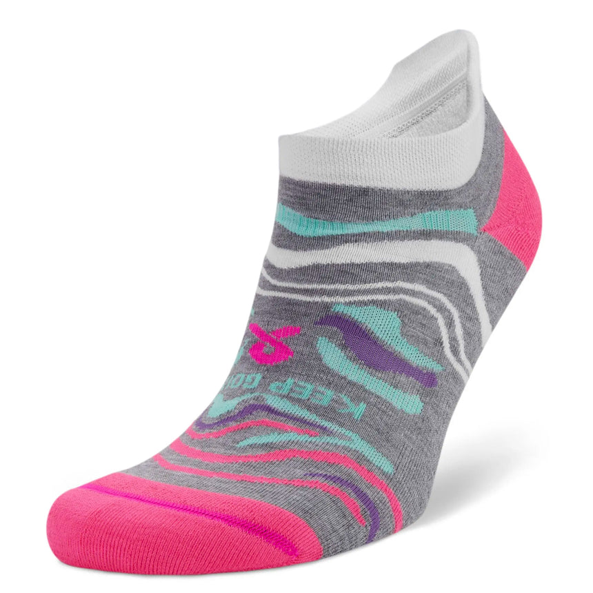 Balega Enduro Grit & Grace No-Show Running Sock - MidGrey