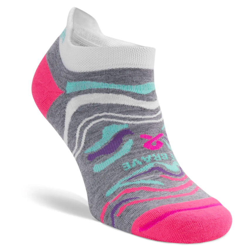 Balega Enduro Grit & Grace No-Show Running Sock - MidGrey