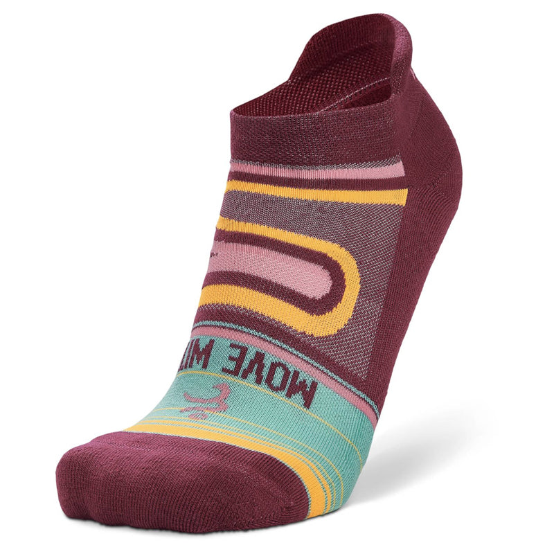 Balega Grit & Grace Move With Purpose No-Show Running Sock - Wildberry/Oriole