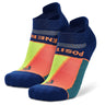 Balega Grit & Grace Positive Energy  No-Show Running Sock - Neon Blue/Lake Blue