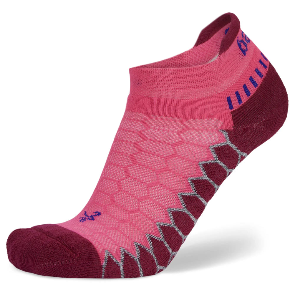 Balega Silver No Show  Running Sock -  WaterMelon