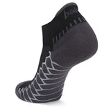 Balega Silver No Show  Running Sock -  Black