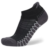 Balega Silver No Show  Running Sock -  Black