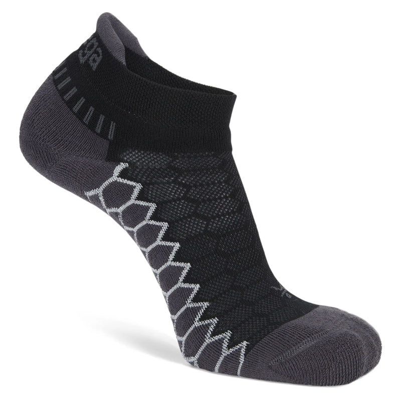 Balega Silver No Show Running Sock - Black