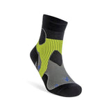 Balega Support Quarter Running Sock - Light Grey/Black