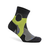 Balega Support Quarter Running Sock - Light Grey/Black