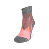 Balega Support Quarter Running Sock - Light Grey/Black