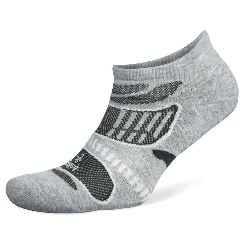 Balega Ultralight No Show Running Sock - Grey/White