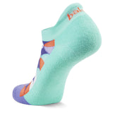 Balega Grit & Grace I Can I Will No-Show Running Sock - Aqua
