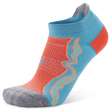 Balega Enduro No-Show Running Sock - Aqualine/Neon Coral