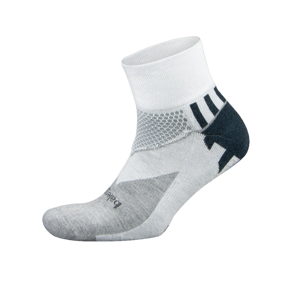 Balega-enduro-quarter-sock-white-Black-grey
