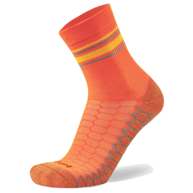 Balega mini Crew Neon Orange Side