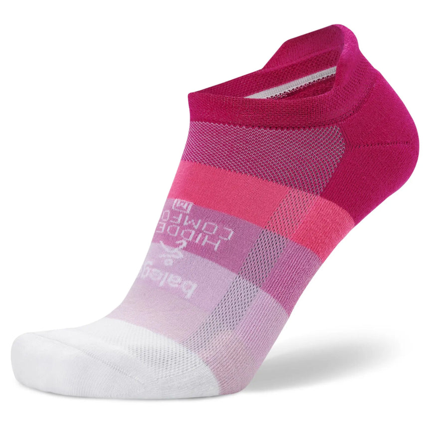 Balega Hidden Comfort Running Sock - Gradient Neon Pink/White