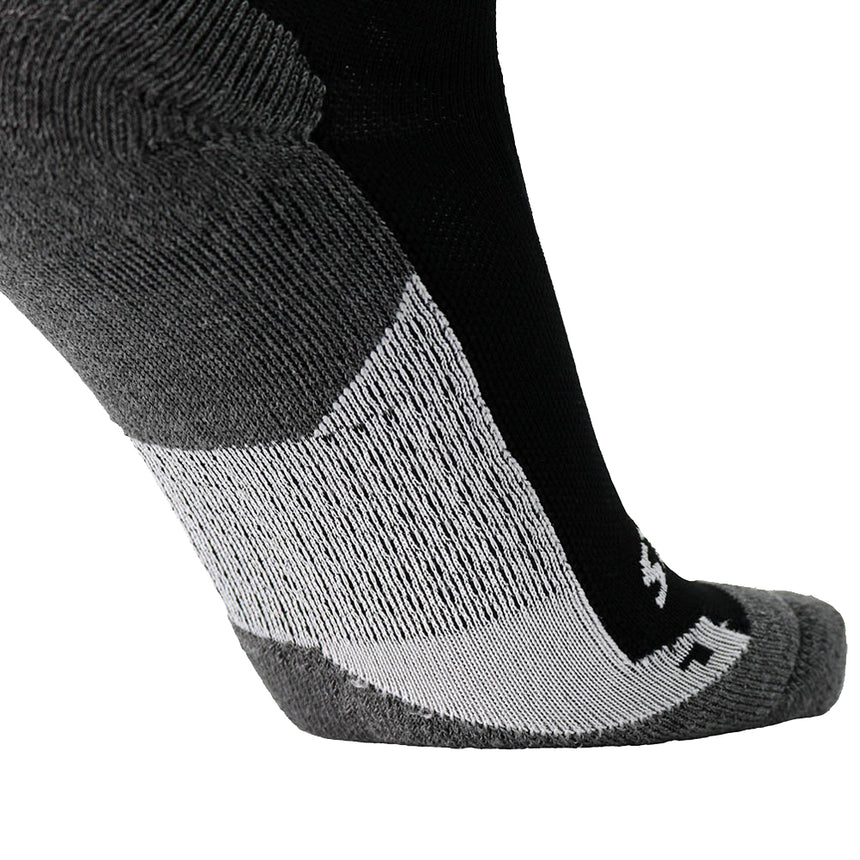 Brooks Ghost Crew Running Sock - Black/BR Crew
